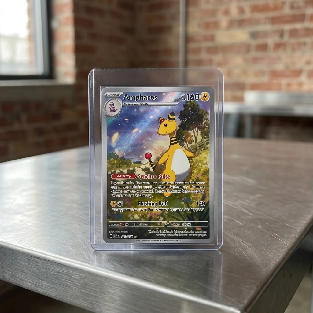 Pokémon TCG Ampharos 090/086 Illustration Rare Holo – Chaos Rising