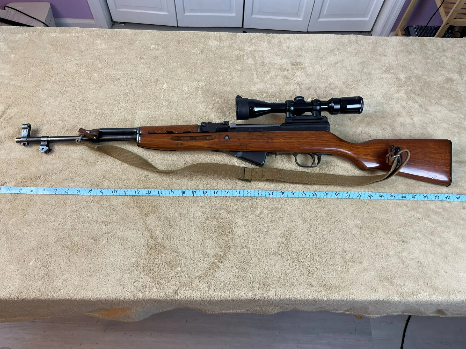 Chinese SKS 7.62x39 Rifle with Scope and Sling