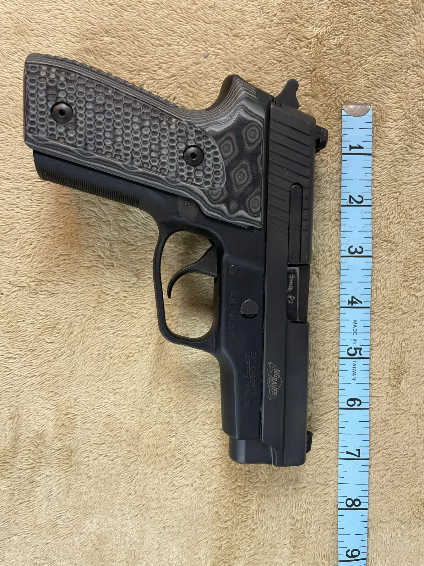 SIG Sauer P229 9mm Pistol with Hogue G10 Grips