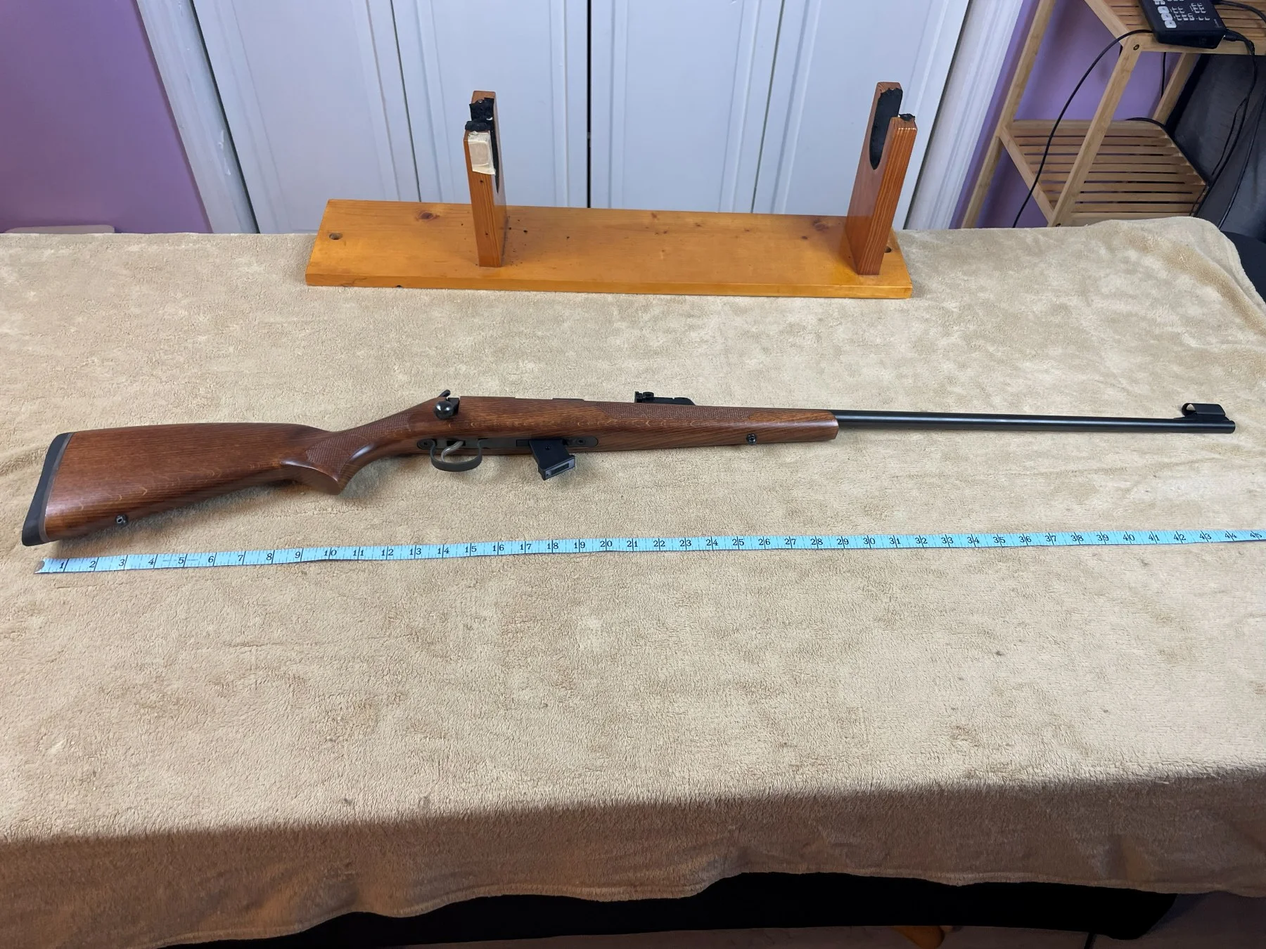 CZ 455 .22 LR Bolt-Action Rifle Walnut Stock Second Example